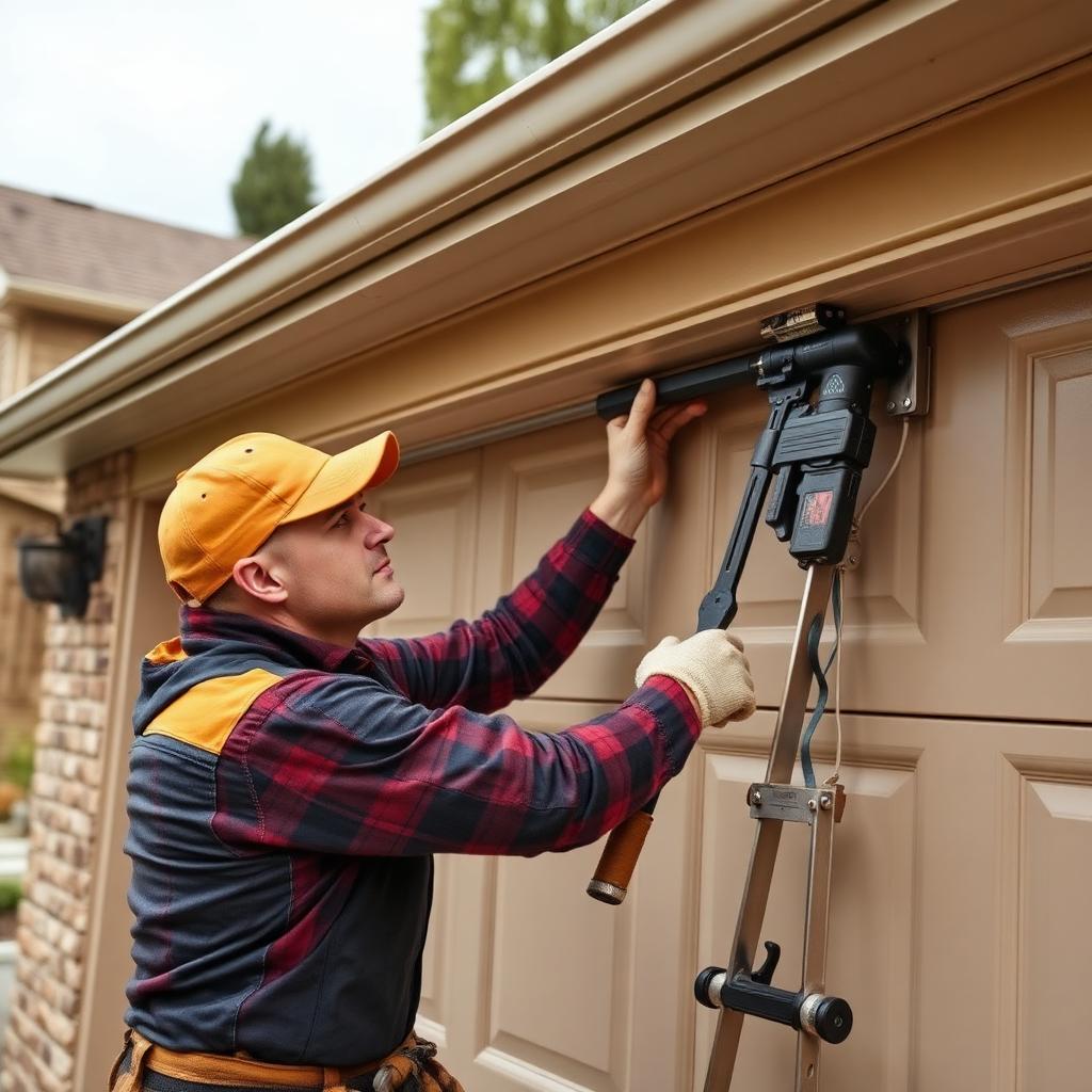Okanogan Garage Doors professional technician at work